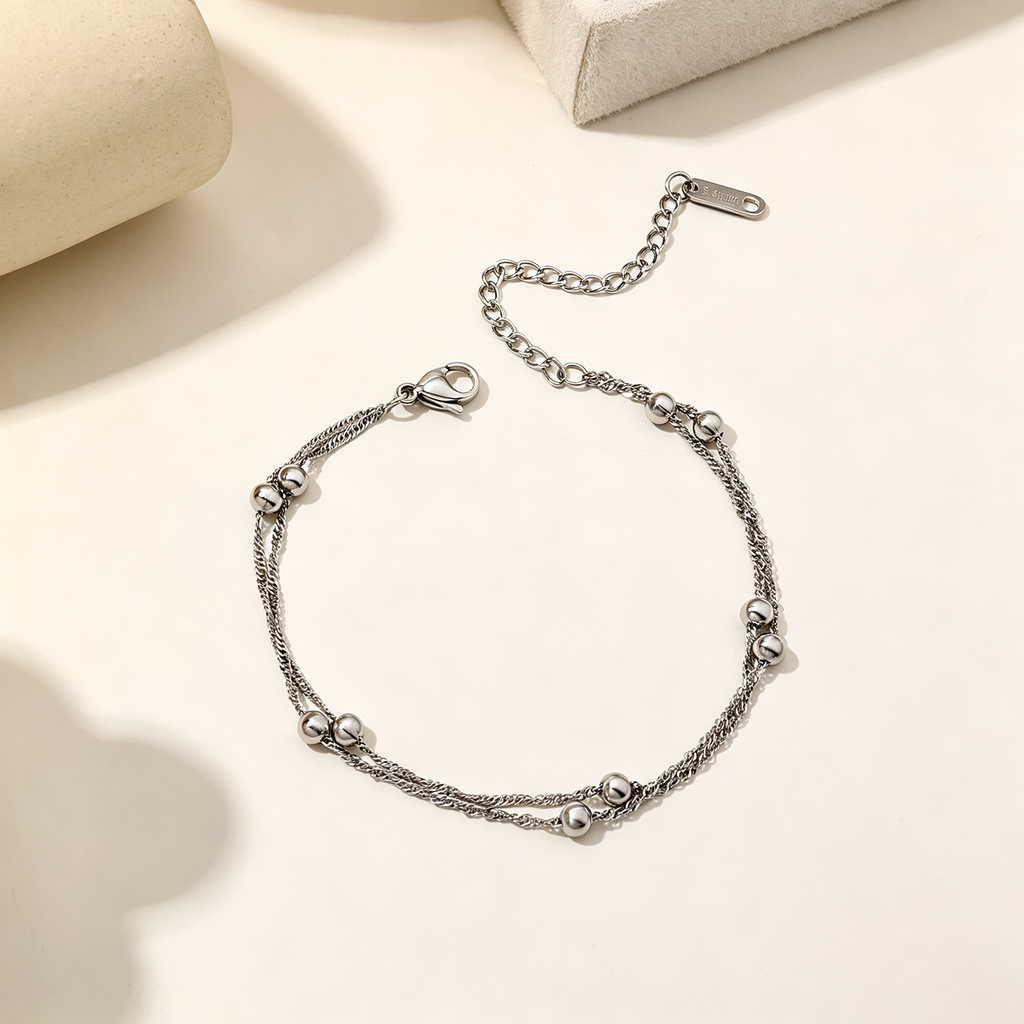 Bracelet de cheville acier inoxydable